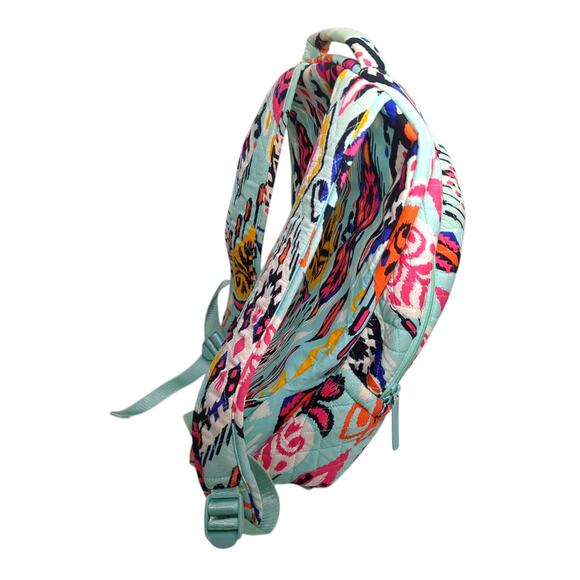 Vera Bradley XL Essential Backpack School Laptop Padded Backpack Pueblo Pattern - Picture 2 of 9